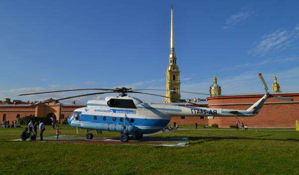 Вертолітний майданчик у Петропавлівській фортеці