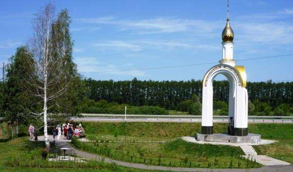 Каплиця на місці загибелі Михайла Євдокимова