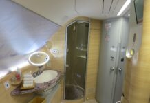 Emirates націлена на нові горизонти розкоші: персональні ванні кімнати у першому класі